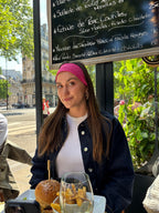 Bandeau BRODÉ ROSE