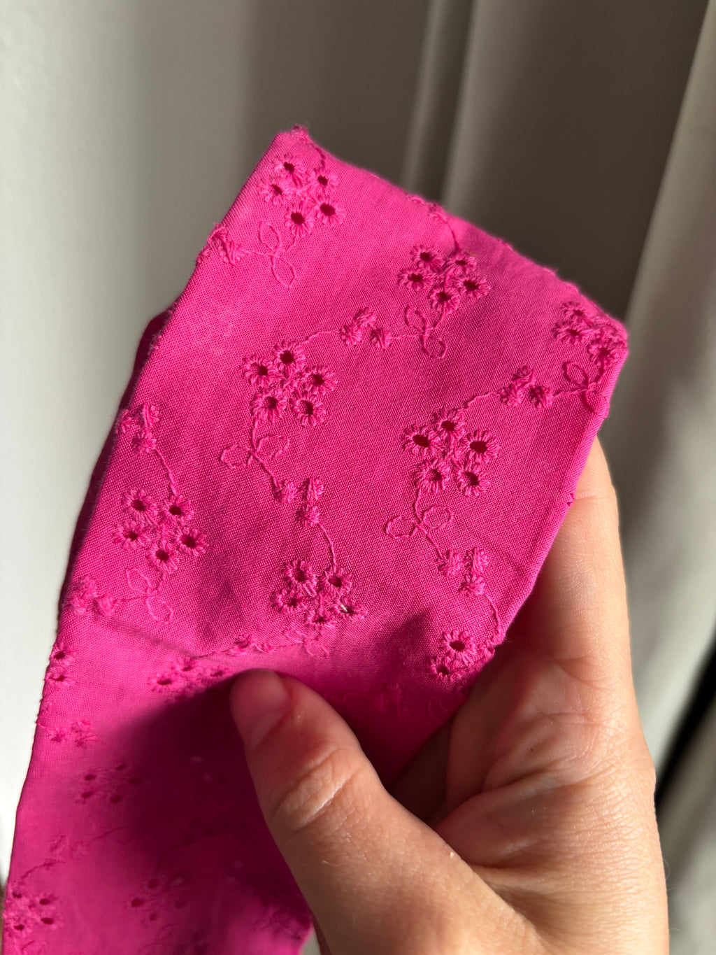 Bandeau BRODÉ ROSE
